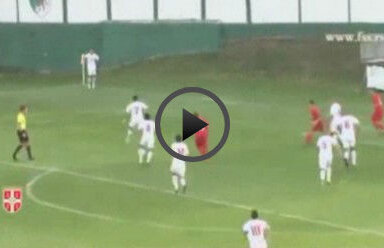 VIDEO Nu s-a mai văzut aşa schemă! Ce gol de senzaţie au dat sîrbii :O
