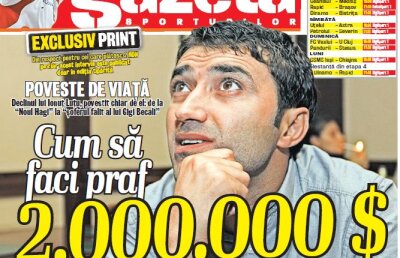 Cum să faci praf 2 milioane de euro » Falimentul lui Ionuţ Luţu, povestit chiar de el în Gazeta de azi!