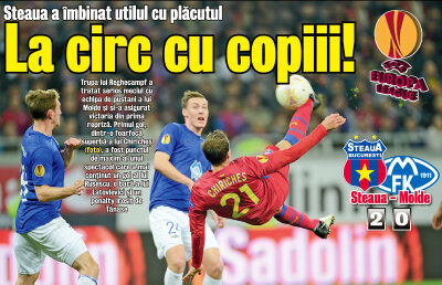VIDEO Stăpînii fiordurilor » Steaua s-a impus şi în meciul cu Molde (2-0) şi e tot mai aproape de primăvara europeană