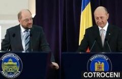 Băsescu, la întâlnirea cu Schulz: Dacă liderii europeni ne-ar vizita mai des, am avea şansa să fim apreciaţi la adevărata noastră valoare