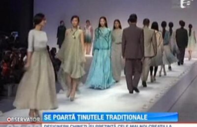 Saptamana Modei de la Beijing a debutat cu colectii spectaculoase, ispirate de cultura chineza