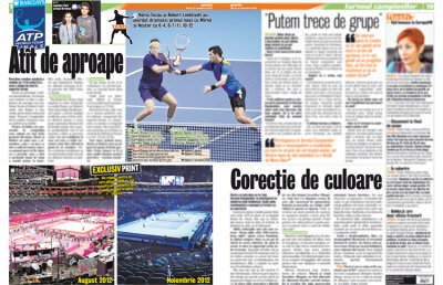 Doar în ediţia tipărită » Corespondenţă din Londra de la Luminiţa Paul şi Raed Krishan, trimişii speciali ai Gazetei la Turneul Campionilor