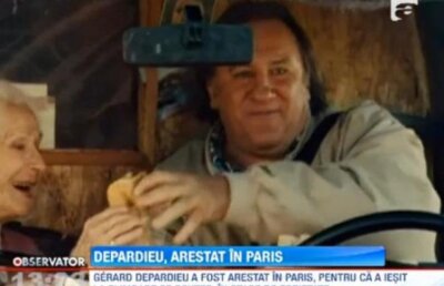 Gerard Depardieu, arestat pentru ca a condus in stare avansata de ebrietate