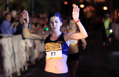 Românca Nuţa Olaru a cîştigat maratonul din Las Vegas