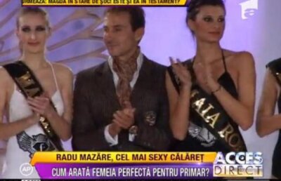 Radu Mazare a urcat din nou pe podiumul de moda, intr-o tinuta de echitatie