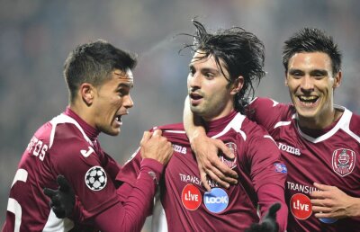Jucătorii de la CFR Cluj, de 7 ori mai fericiţi decît steliştii! Cum se traduce în bani calificarea în primăvară