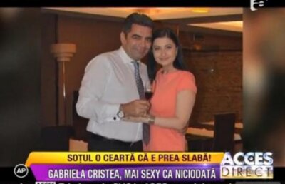 Gabriela Cristea a revenit la silueta care a consacrat-o