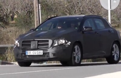 Video: Mercedes-Benz GLA, spionat