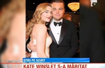 Leonardo DiCaprio a condus-o la altar pe Kate Winslet 