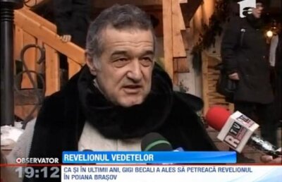 Gigi Becali va petrece un Revelion de 20.000 de euro
