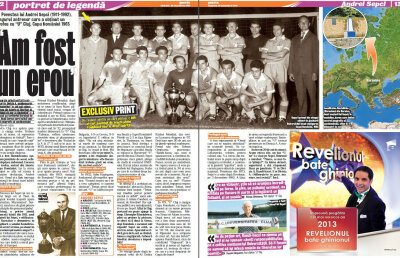 Doar în ediţia tipărită a Gazetei de azi » Imagini de colecţie cu sportivi români, biletul de pariuri care îţi aduce un milion şi povestea singurului antrenor care a cîştigat un trofeu cu "U"