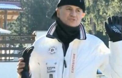 Copos se relaxează la schi în Poiană » Cum a reacţionat cînd a fost întrebat despre Rapid