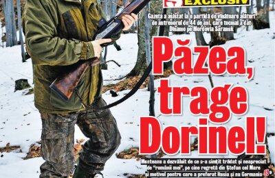 Citeşte doar în ediţia tipărită » GSP a asistat la o partidă de vînătoare cu Dorinel Munteanu: "Sînt supărat rău. Vreau să plec şi să nu mă mai întorc!"