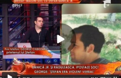 George Ciubotaru, un apropiat al lui Stefan: "Banica Jr. era violent verbal"