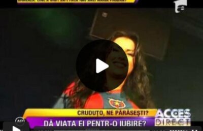 Daniela Crudu: "Sunt dispusa sa renunt la televiziune pentru Mihai Costea"