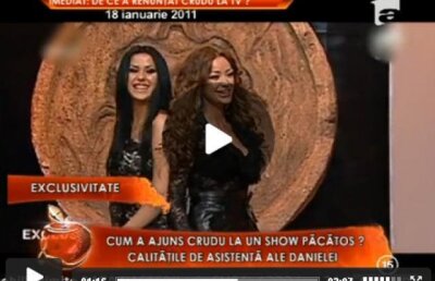 Vezi cum a ajuns Daniela Crudu la "Un show pacatos"