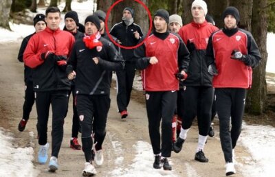 FOTO Metru cu metru pe "Drumul Oaselor" » Cum rezistă un jurnalist GSP la un antrenament al lui Dinamo