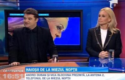 Vedetele show-ului "Telefonul de la miezul noptii", Andrei Duban si Vica Blochina, marturisiri despre familie si cariera