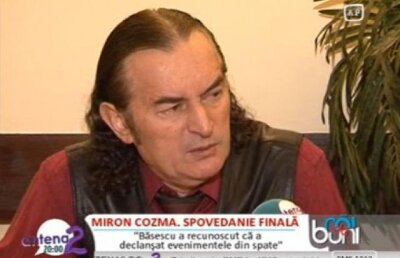 Miron Cozma e mandru de originea sa umila: "In copilarie dormeam cinci intr-un pat"