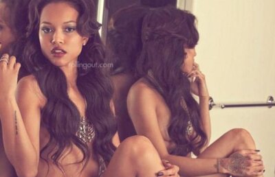 Fosta iubita lui Chris Brown  topless: mai buna ca Rihanna sau nu?