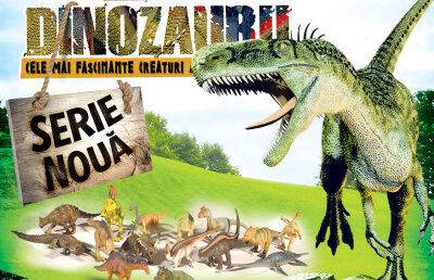 Noua colecţie de 15 dinozauri! Marţi, al treilea număr: Anchilozaur!