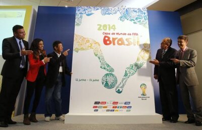 A fost lansat afişul oficial al CM 2014 din Brazilia » Ronaldo a fost maestru de ceremonie