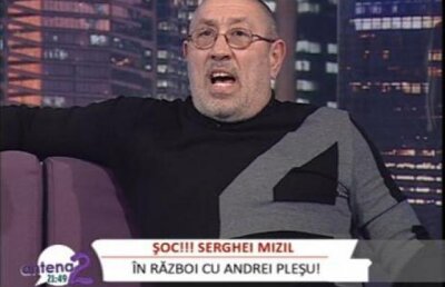 Serghei Mizil in razboi cu Andrei Plesu: "Sunt o lepra, o spun eu, ca sa nu mai spuna altii"