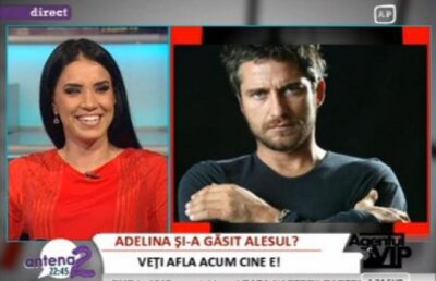 Adelina Pestritu despre Gerard Butler: "E febletea mea"