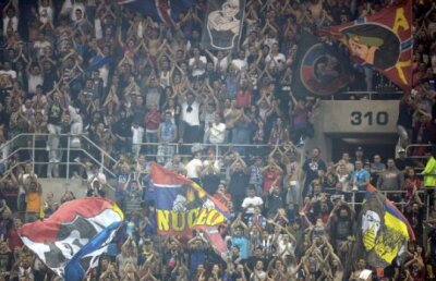 Steaua face totul pentru fani » Roş-albaştrii joacă meciul cu Gaz Metan pe Naţional Arena
