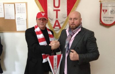 Vizită din Corsica » Preşedintele lui Ajaccio a venit să vadă ”proiectul UTA”, început de cuplul Marţian - Mutu