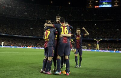 FOTO şi VIDEO FC Barcelona - AC Milan 4-0 » Catalanii au dat de pămînt cu italienii şi merg în "sferturi"!