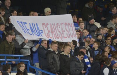 FOTO Mesaj cu trimitere istorică » Banner ironic al englezilor dedicat fanilor Stelei