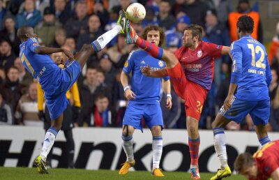 VIDEO şi FOTO » Chelsea - Steaua 3-1. Out din Europa, dar cu capul sus!