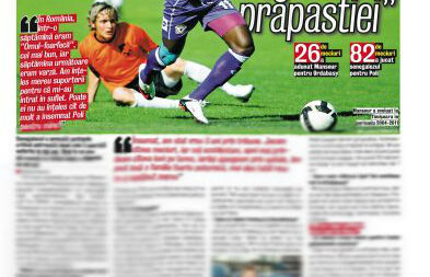 Exclusiv print » Interviu cu Mansour: "Am fost pe fundul prăpastiei!". Cum l-a schimbat experienţa Timişoara