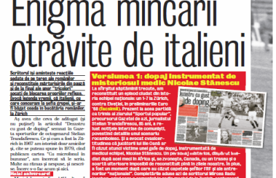 Doctorul misterios şi umilinţa "naţionalei" României