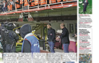 Exclusiv print » Haos cronicizat în Grant! Agenţii s-au făcut că nu văd nimic! Explicaţia luptelor de gherilă de la Rapid - Steaua