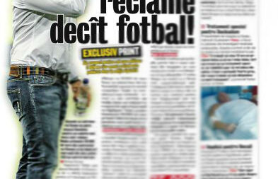 Exclusiv print » Talent de afacerist! Reghe cîştigă mai bine din alte activităţi decît ca antrenor al Stelei