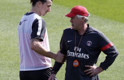 Ancelotti, criză de nervi la PSG » I-a aruncat o valiză în cap lui Ibra!