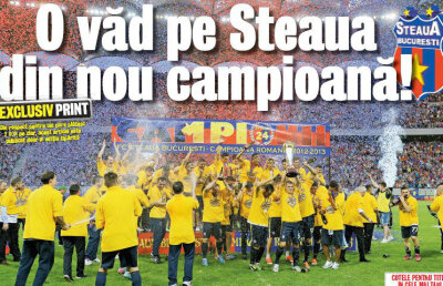 Exclusiv print » Cotele pentru Liga 1 şi pentru marile campionate: Bookmakerii o văd pe Steaua din nou triumfătoare! » Ce înseamnă pentru Morariu şi pentru sportul românesc statutul de membru CIO