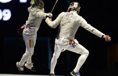 Emoţii de bronz » Tiberiu Dolniceanu a urcat ieri pe treapta a treia a podiumului la Mondialul de scrimă