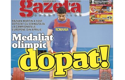 EXCLUSIVITATE GAZETA » Şoc la haltere: medaliatul olimpic Răzvan Martin a fost prins dopat! Alţi doi sportivi pe lista ruşinii