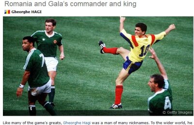 FIFA face plecăciuni în faţa "Regelui" » "Hagi a transformat normalul în extraordinar!"