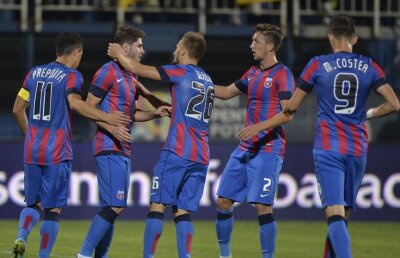 FOTO O simplă joacă pentru calificarea în optimile Cupei » Steaua - Avîntul Bîrsana 4-0