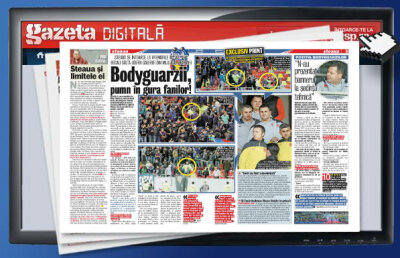 Răsfoieşte online Gazeta Digitală » Întîmplări incredibile! Steaua se întoarce la vremurile în care Gigi Becali sălta liderii galeriei din mijlocul tribunei!