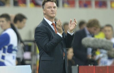Selecţionerul Olandei ne oferă o motivaţie în plus » Van Gaal: "România e favorită pentru locul de baraj!"