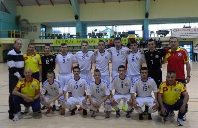 FOTO Meciuri de pregătire ale naţionalei U21 de futsal a României