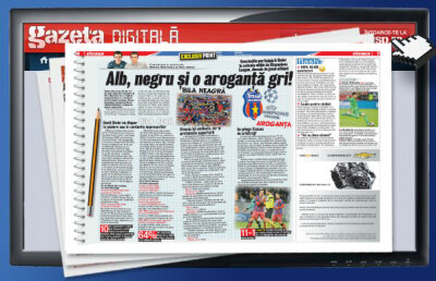 Răsfoieşte online Gazeta Digitală » GSP trage concluziile participării Stelei în Ligă, dincolo de jocul echipei: bila albă, bila neagră şi aroganţa!