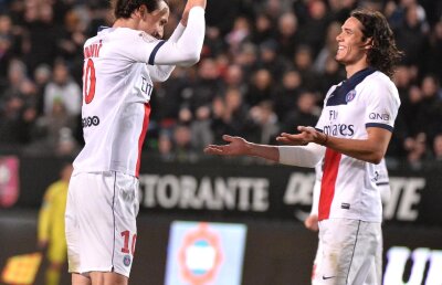 INFOGRAFIE "Matadorii" Parisului vesel cuceresc Europa » Ibrahimovici şi Cavani sînt cel mai bun duet al continentului