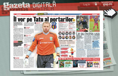 Răsfoieşte online Gazeta Digitală » Steaua vrea să-l înlocuiască pe Tătăruşanu cu un portar poreclit "Buratino", care n-a mai jucat de 8 luni!