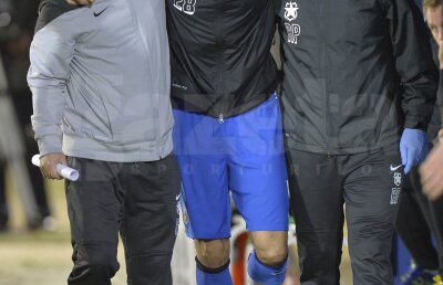 UPDATE Reghecampf răsuflă uşurat! Accidentarea lui Szukala nu e gravă: "E bine că nu s-a umflat"